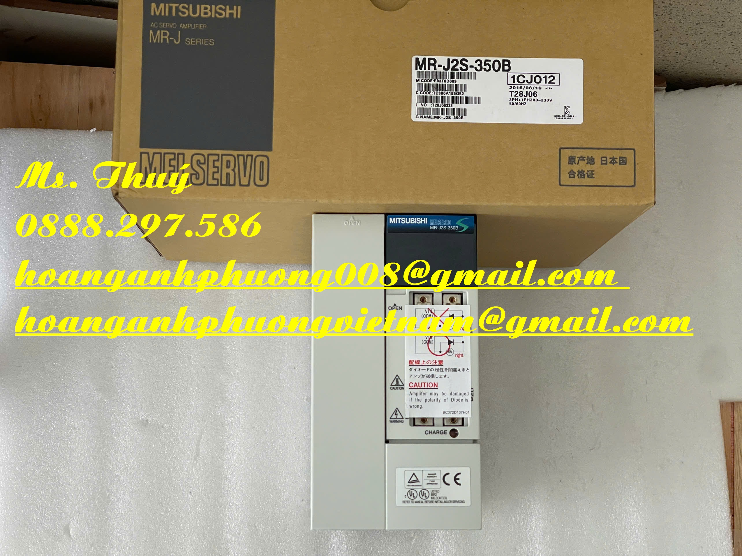 Chuyên Servo Driver MR-J2S-350B - Mitsubishi Japan