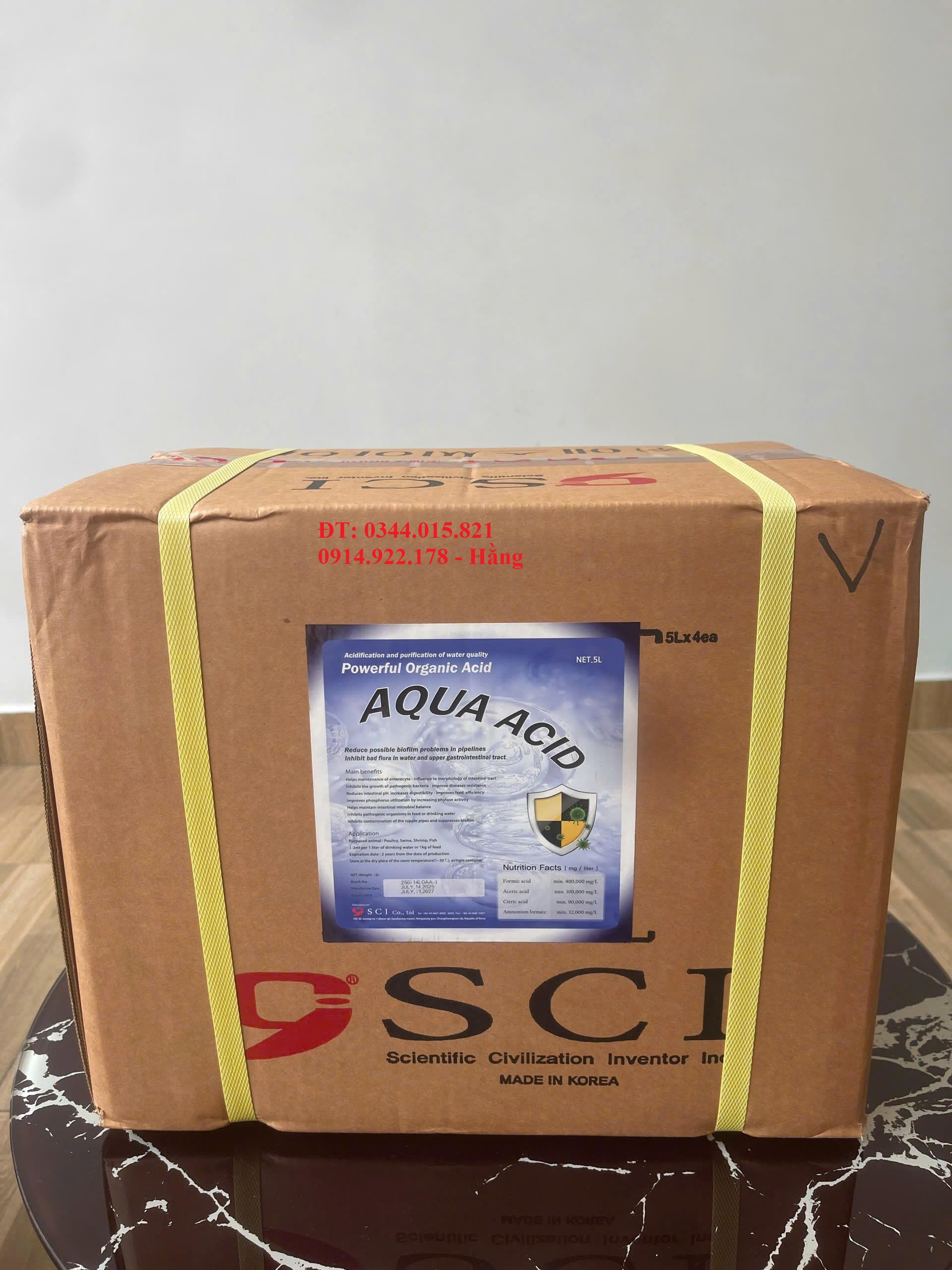 Aqua Acid - Acid hữu cơ cân bằng hệ vi sinh đường ruột cho vật nuôi