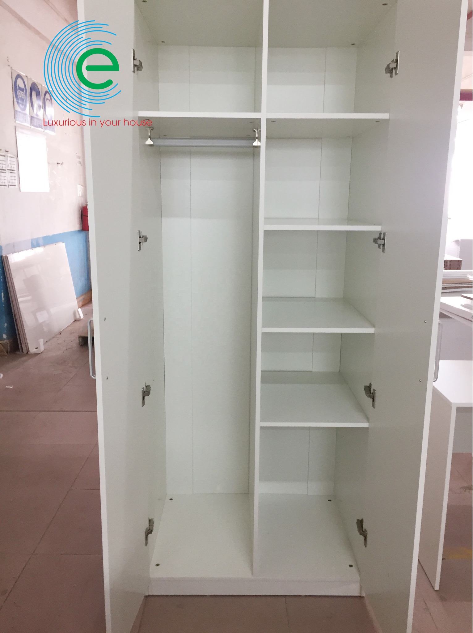 Nội thất tủ kệ quần áo gỗ công nghiệp