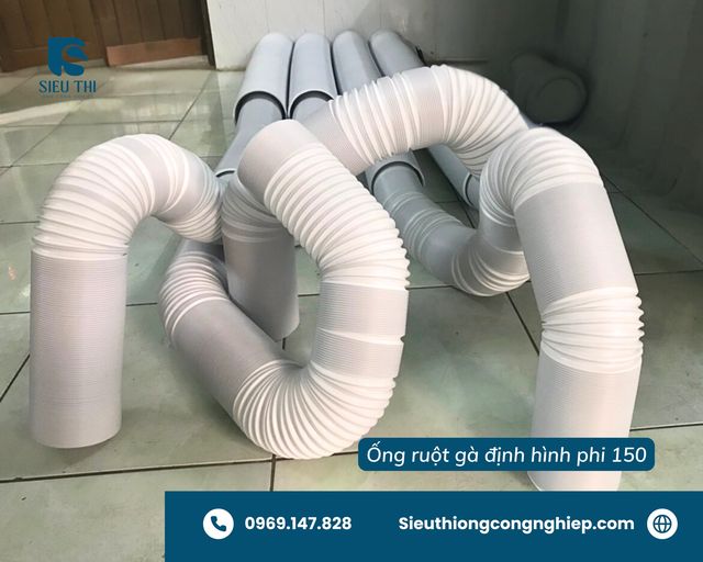 ỐNG RUỘT GÀ ĐỊNH HÌNH PHI 150 CHỊU NHIỆT ĐỘ CAO