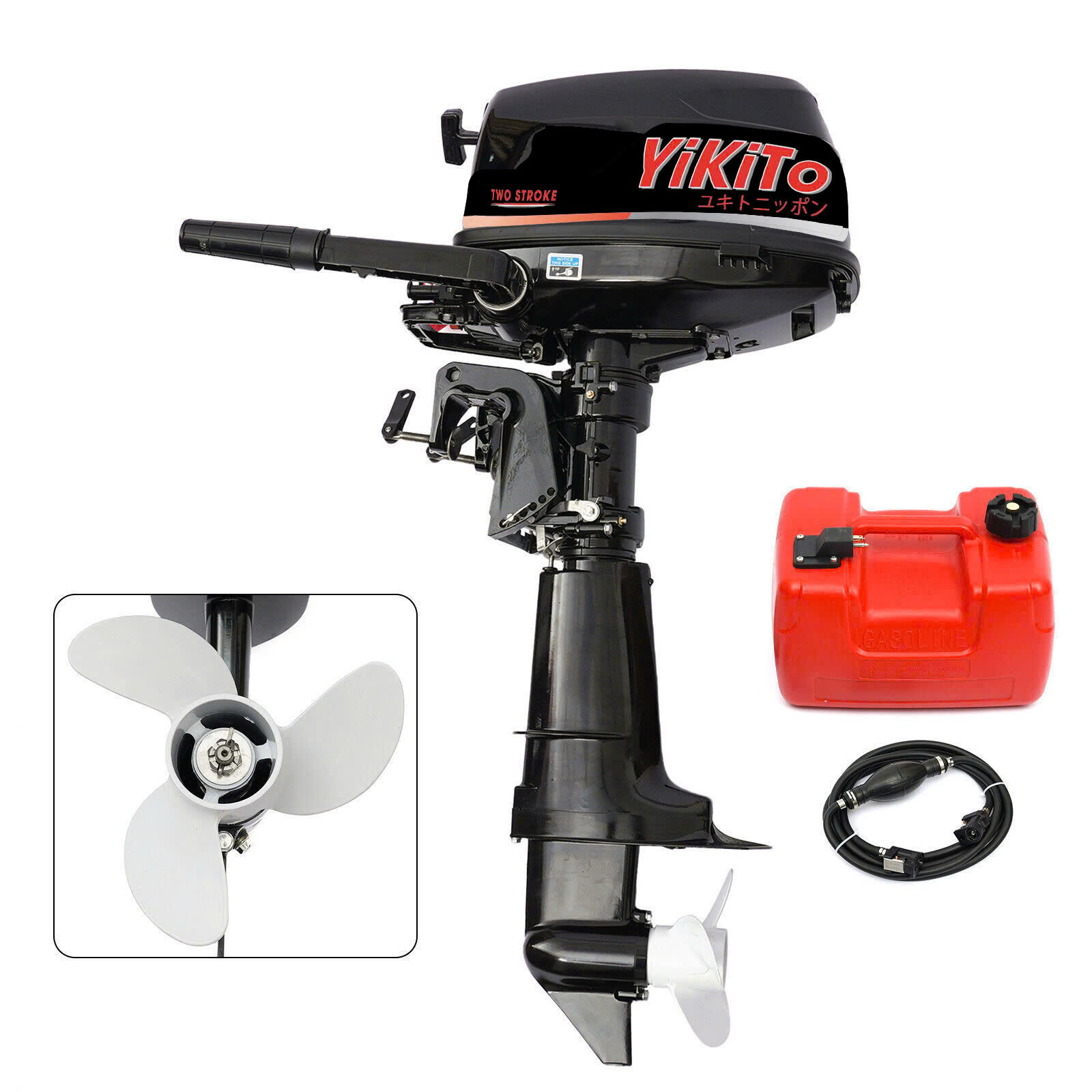 Chân vịt gắn thuyền, xuồng, động cơ thuyền YIKITO 6HP chính hãng.