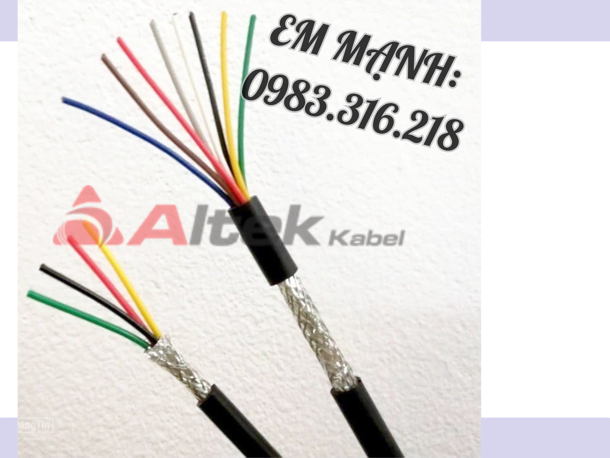 Cáp Tín hiệu  chống nhiễu Altek Kabel Tiết diện 0.22mm2