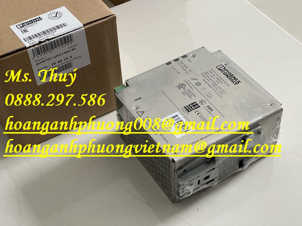 QUINT-DC-UPS/24DC/40 - Bộ nguồn chính hãng PHOENIX CONTACT
