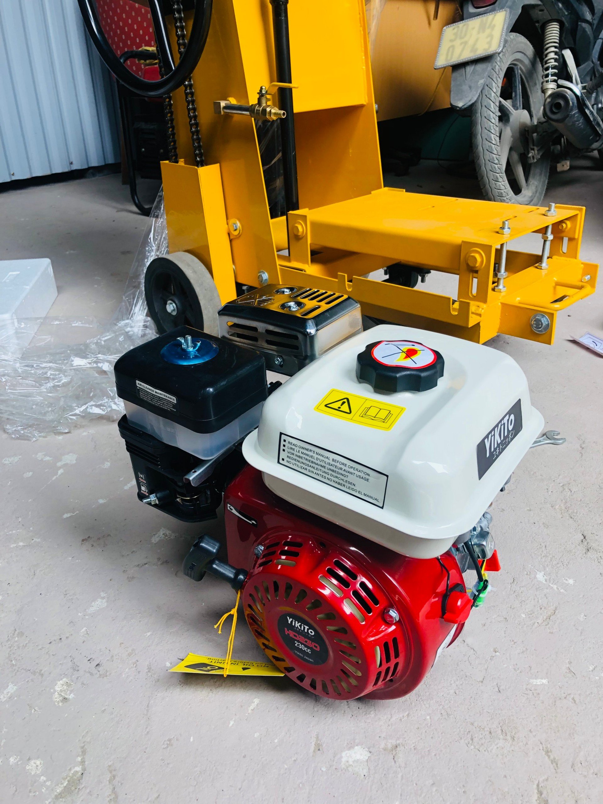 Thanh Lý Động Cơ Máy Xăng Giật Tay 7hp - Lh 0971.239.110