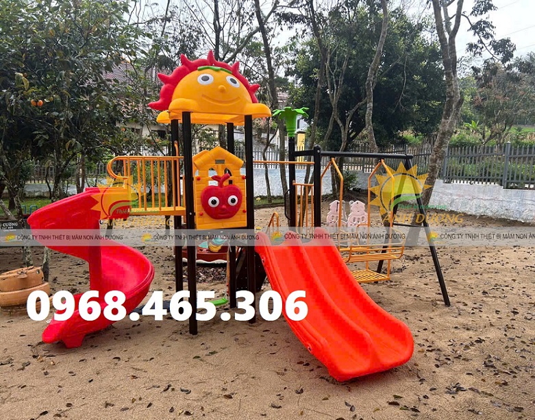 Cầu trượt vận động trẻ em liên hoàn, cầu trượt trẻ em