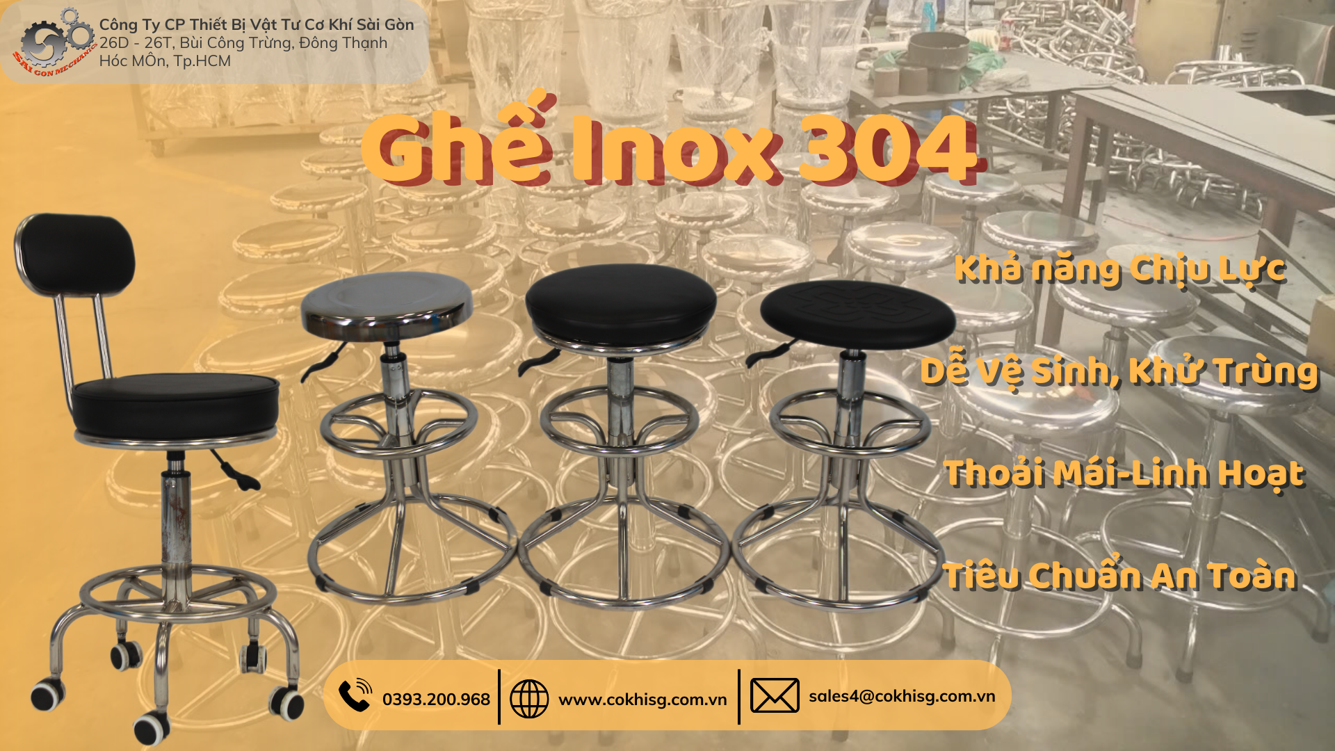 Ghế Inox Cho Phòng Thí Nghiệm: Vật Tư Cần Thiết Cho Mọi Phòng Thí Nghiệm