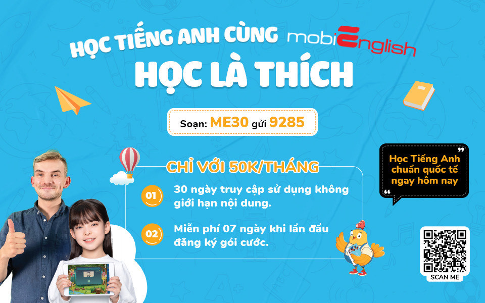 Học Tiếng Anh chuẩn quốc tế không khó với MobiEnglish