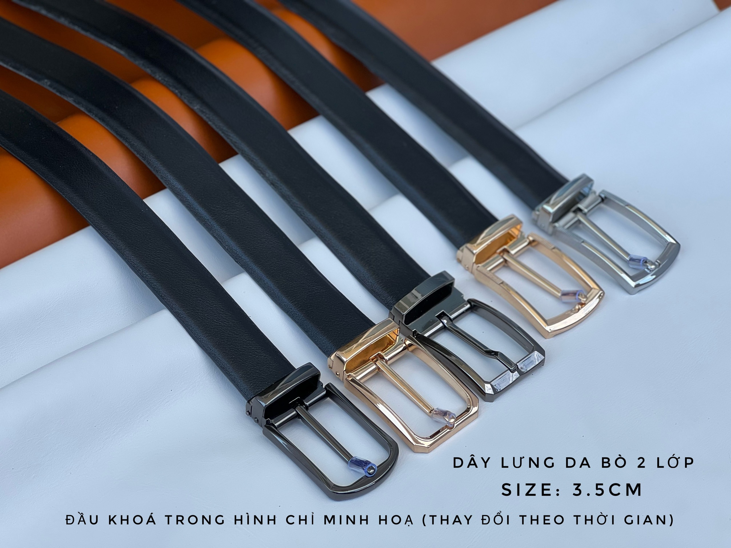 Dây 2 lớp mặt nappa kẹp kim -  giá sỉ tại xưởng không qua trung gian.