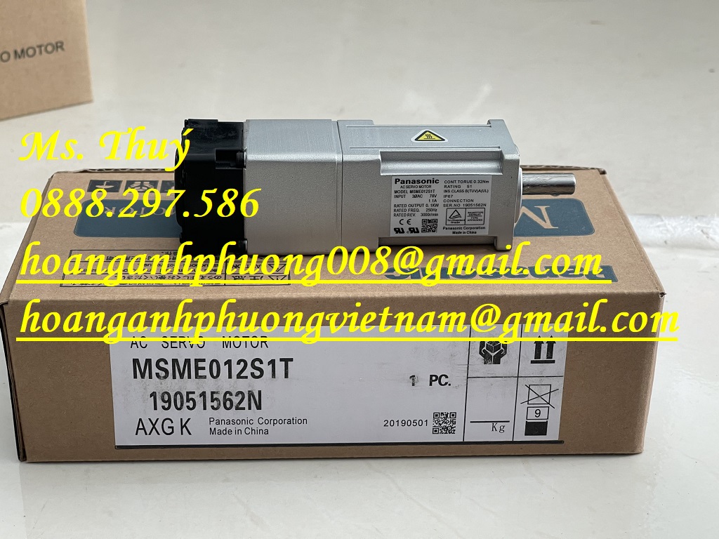 Servo Motor Panasonic MSME012S1T - Giá tốt tại Hoàng Anh Phương