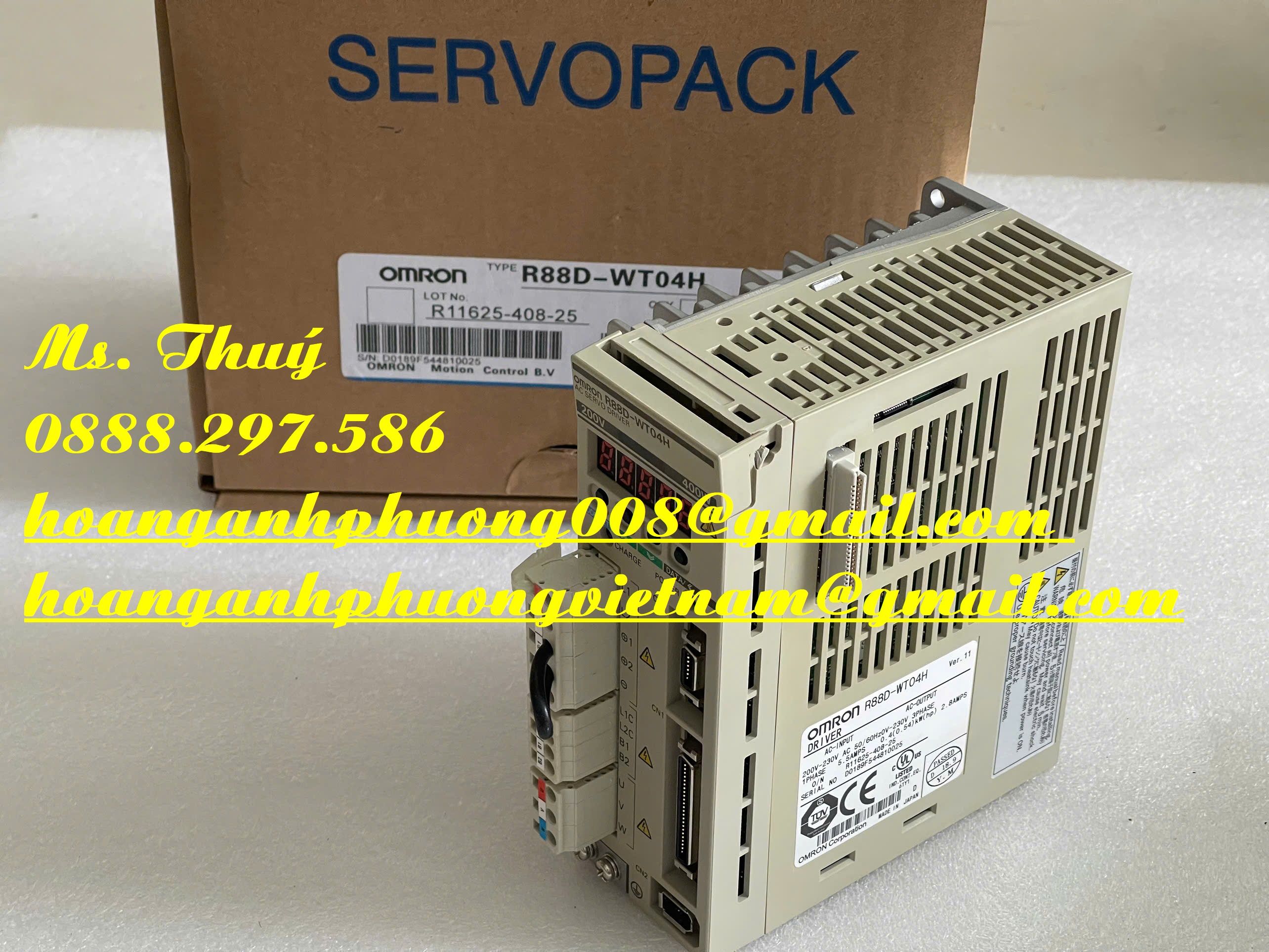 Omron R88D-WT04H - Bộ điều khiển - Hàng nhập giá tốt