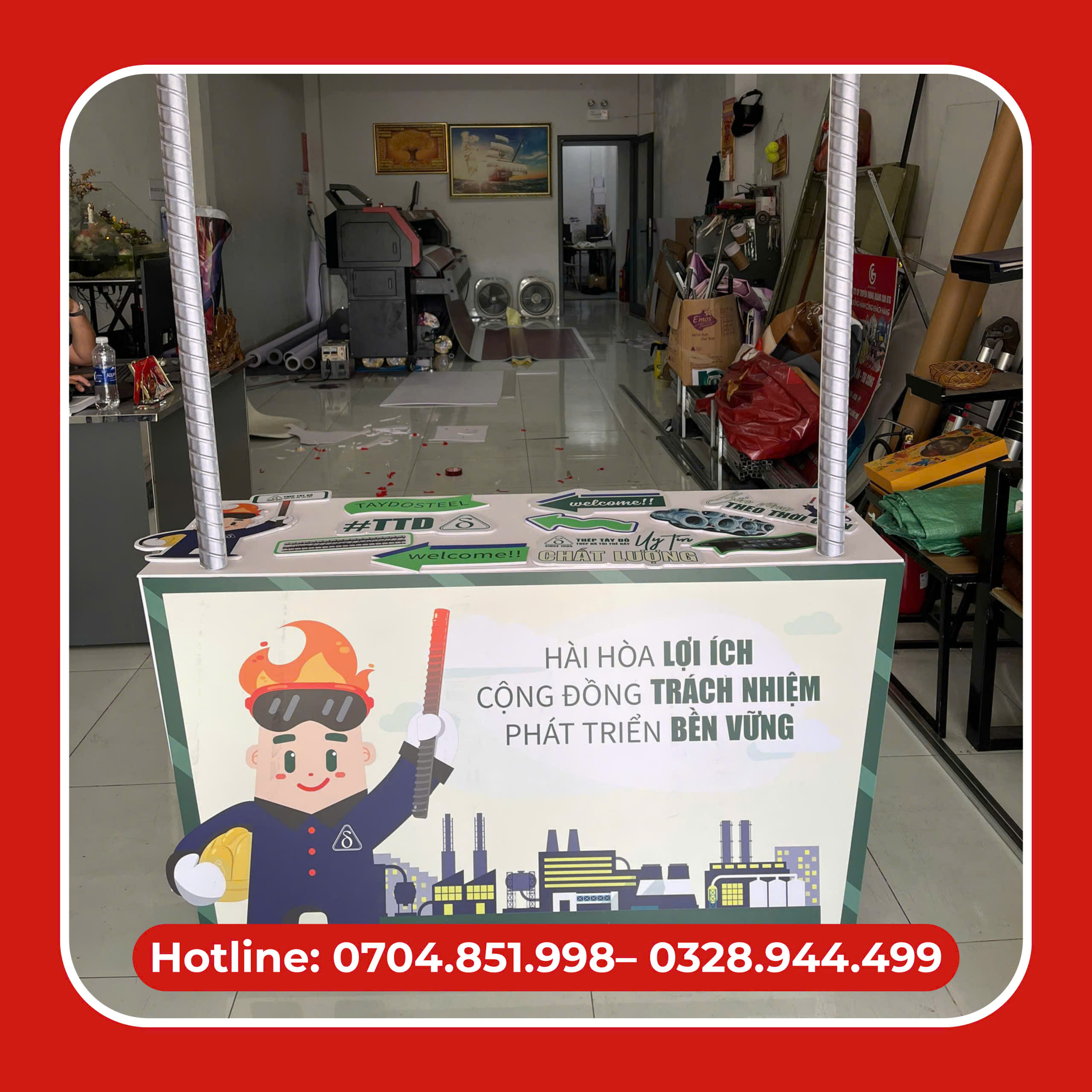 thiết kế in ấn thi công quảng cáo sự kiện