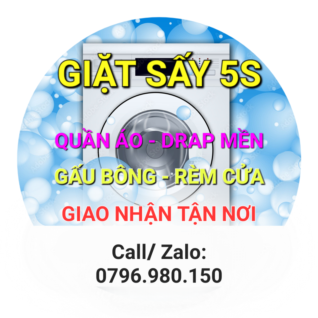 GIẶT SẤY 5S - GIAO NHẬN TẬN NHÀ