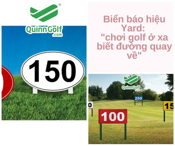 Biển báo hiệu Yard chuyên dùng cho sân tập golf