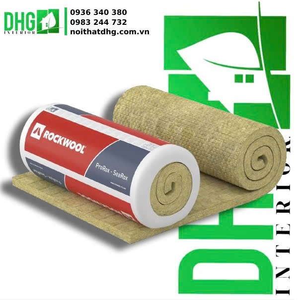 Bông Khoáng Rockwool | Cách Âm, Tiêu Âm, Chống Cháy