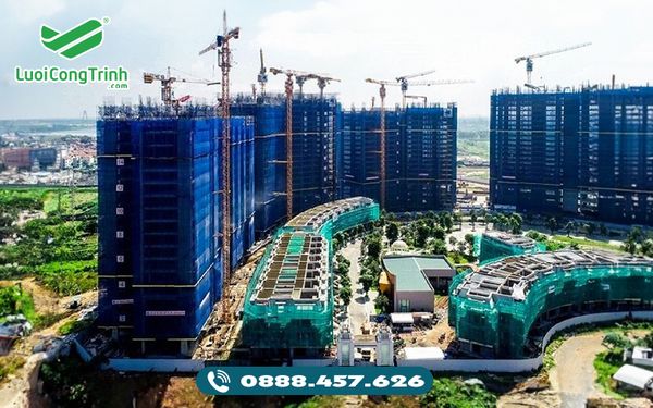 Lưới công trình, lưới bao che, lưới an toàn cản vật rơi chất lượng