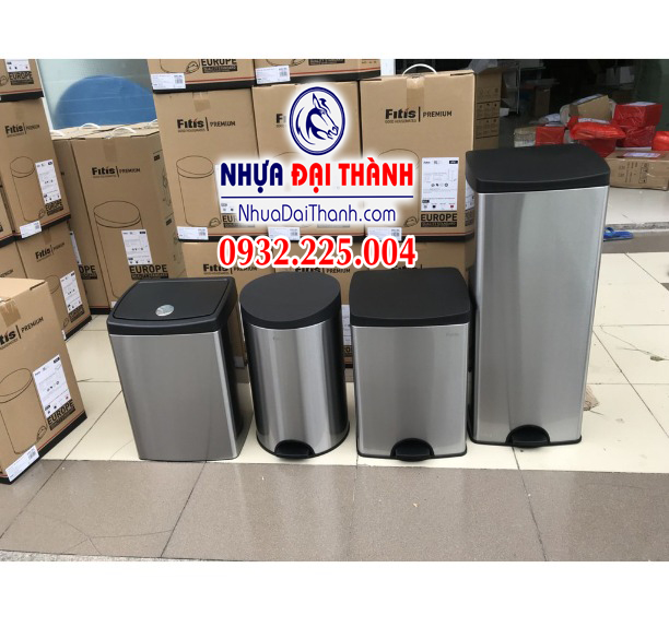 Thùng rác Fitis đạp chân sang trọng, tiện dụng