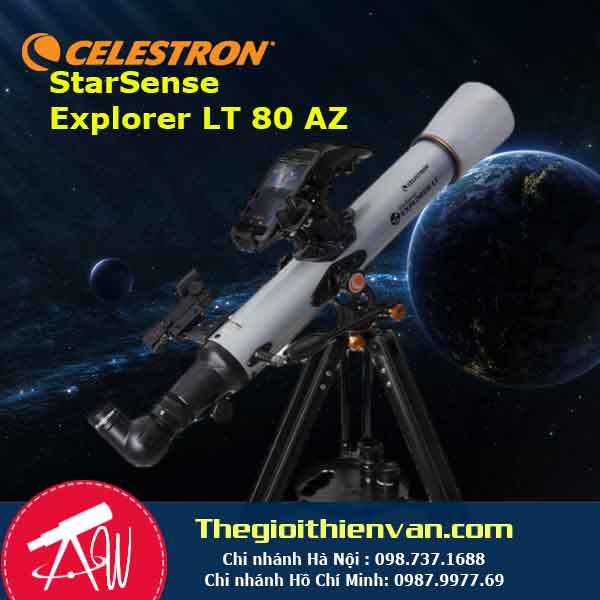 Kính thiên văn khúc xạ Celestron starsense LT 80AZ