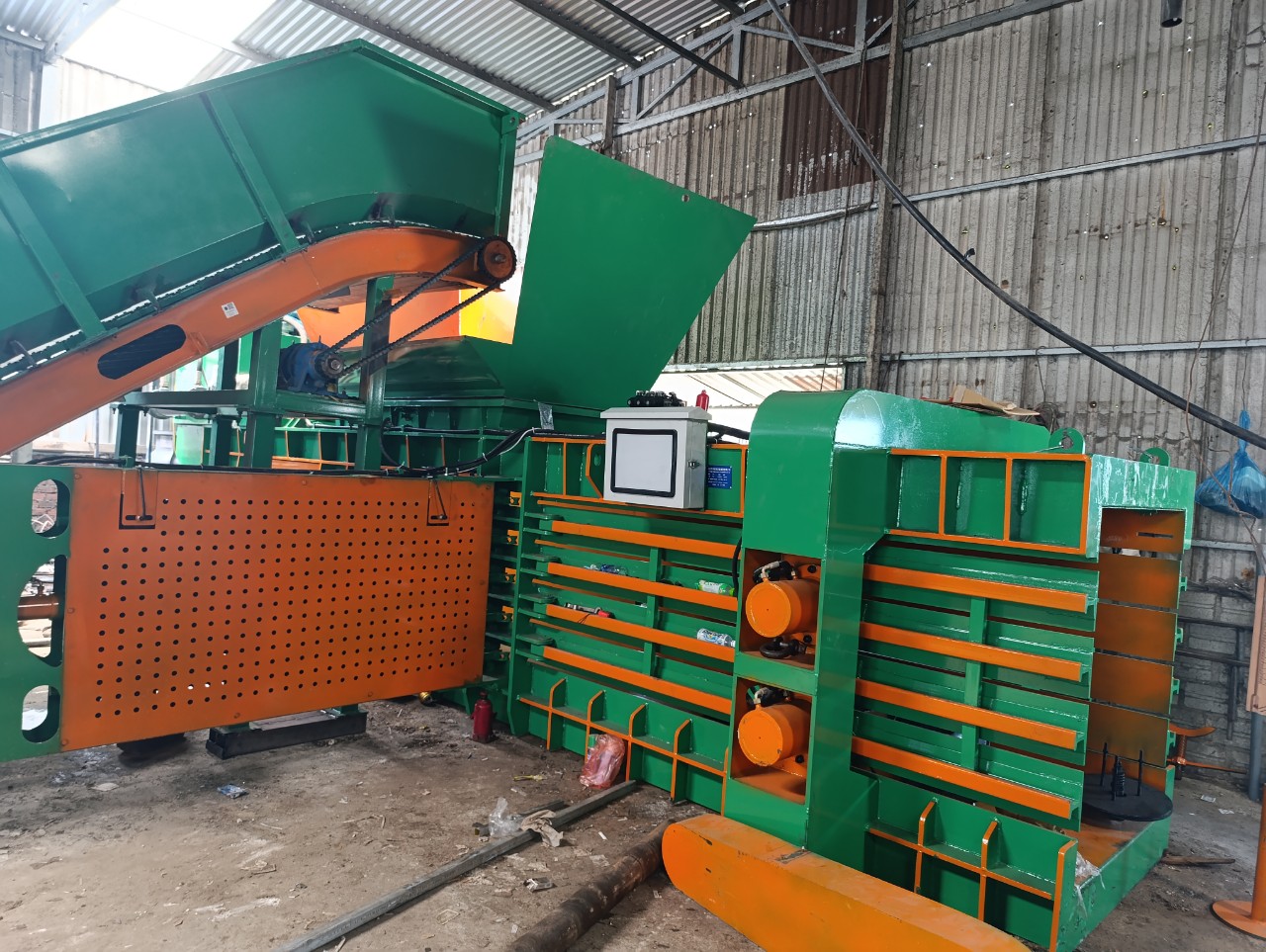 Máy Ép Giấy Phế Liệu Kim Loại,