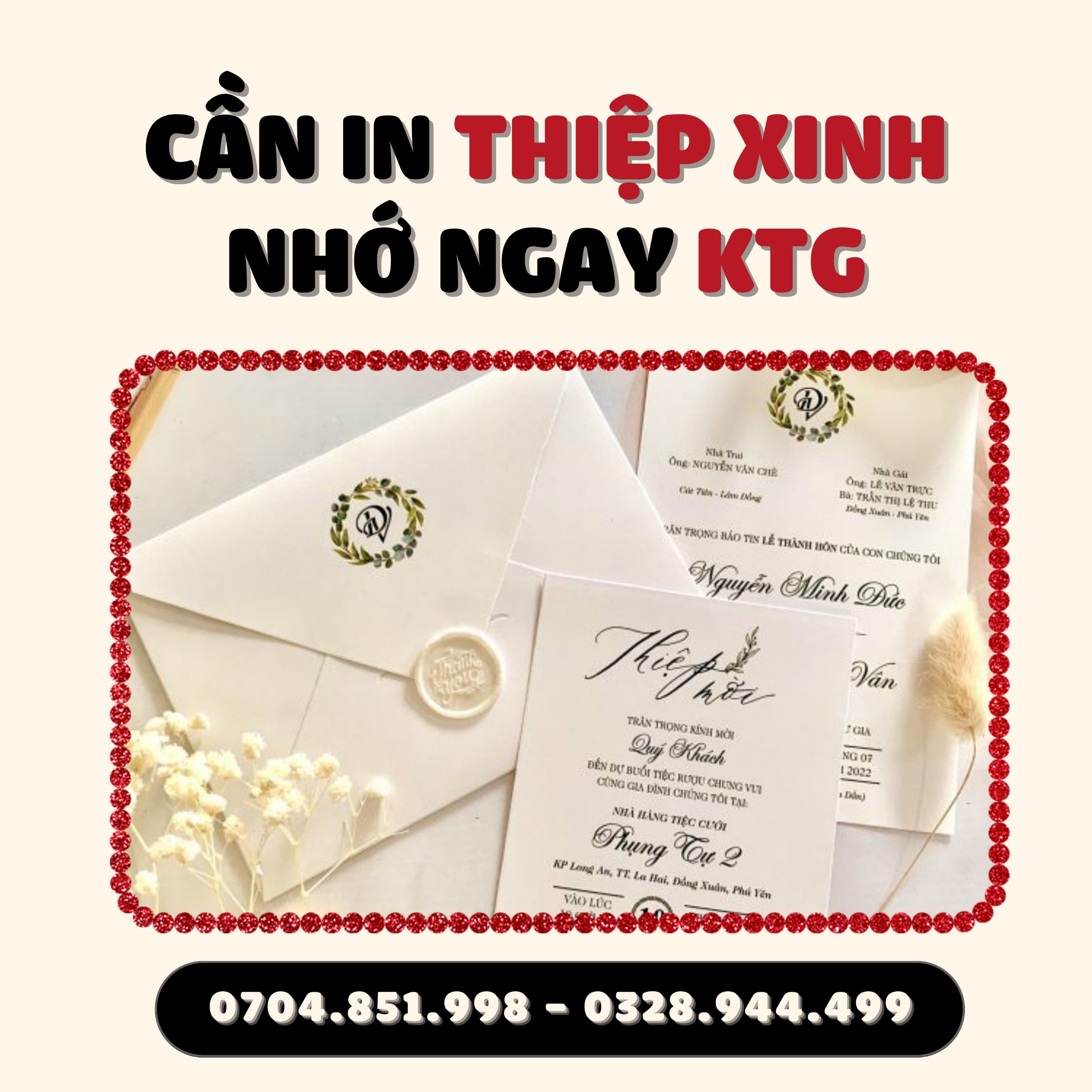 in danh thiếp - tờ rơi