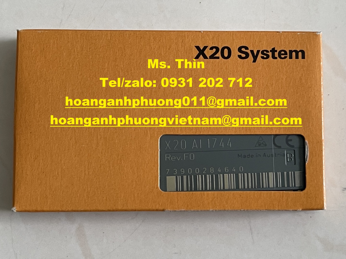Module hãng B&R |X20AI1744 | hàng chính hãng | giá tốt