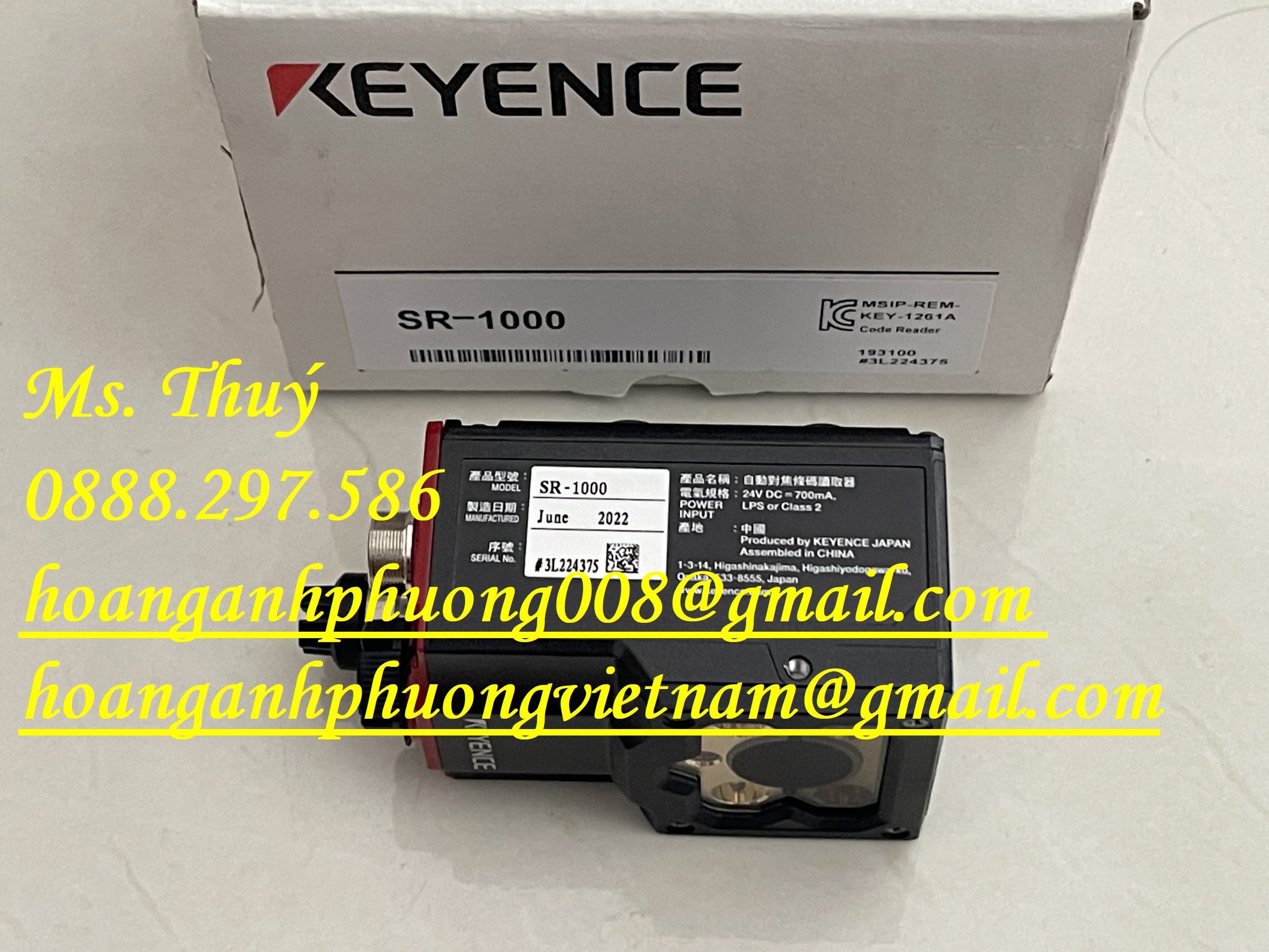 Cảm biến mã vạch Keyence SR-1000 - Bh 12 tháng - Toàn quốc