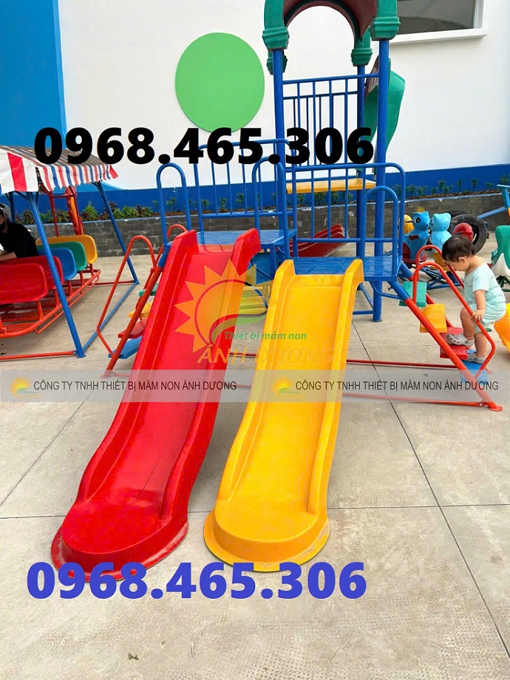 Cầu trượt khu vui chơi trẻ em, cầu trượt xích đu trẻ em