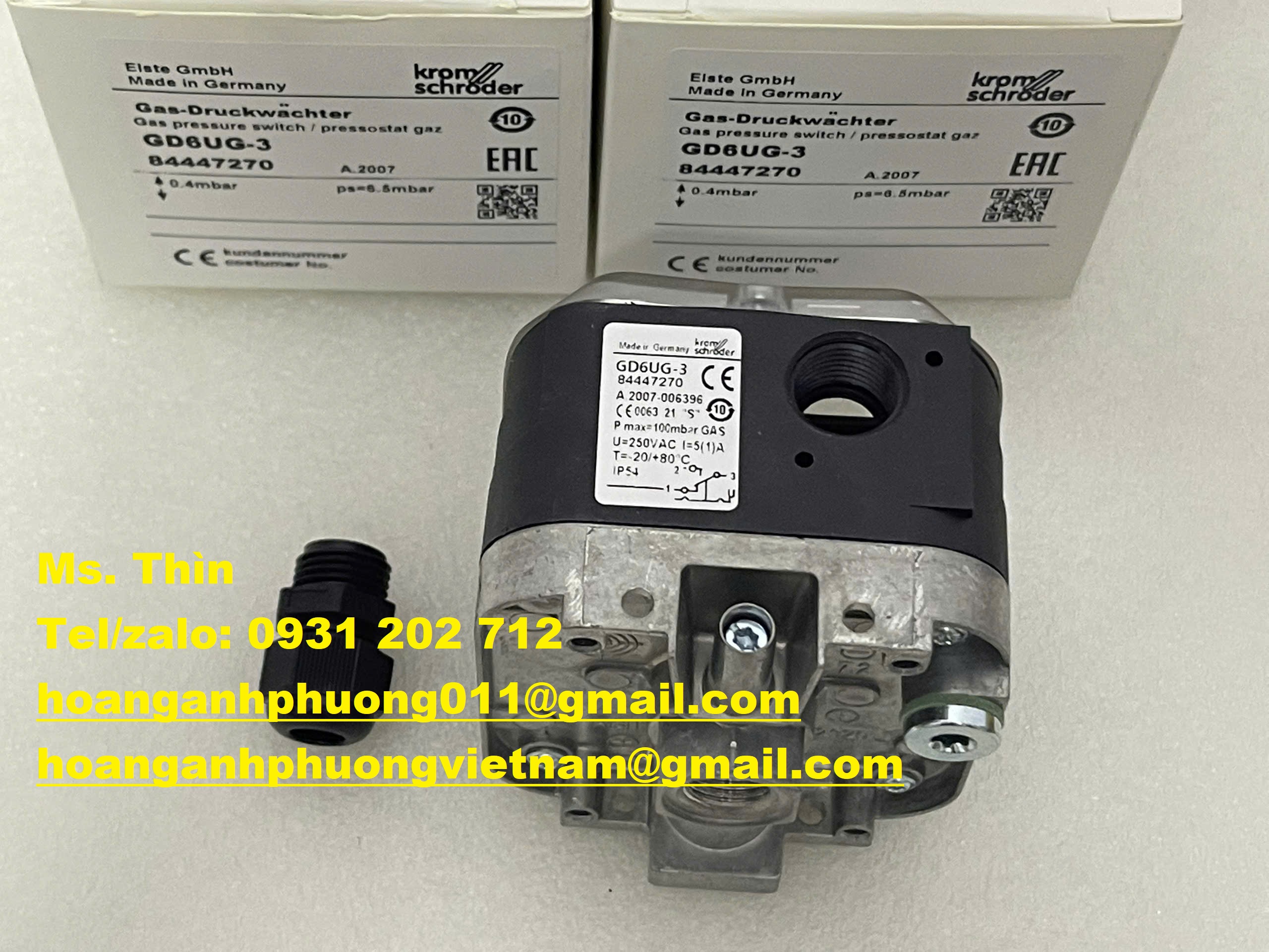 Gía tốt - Công tắc áp suất GD6UG-3 - hàng nhập new 100%