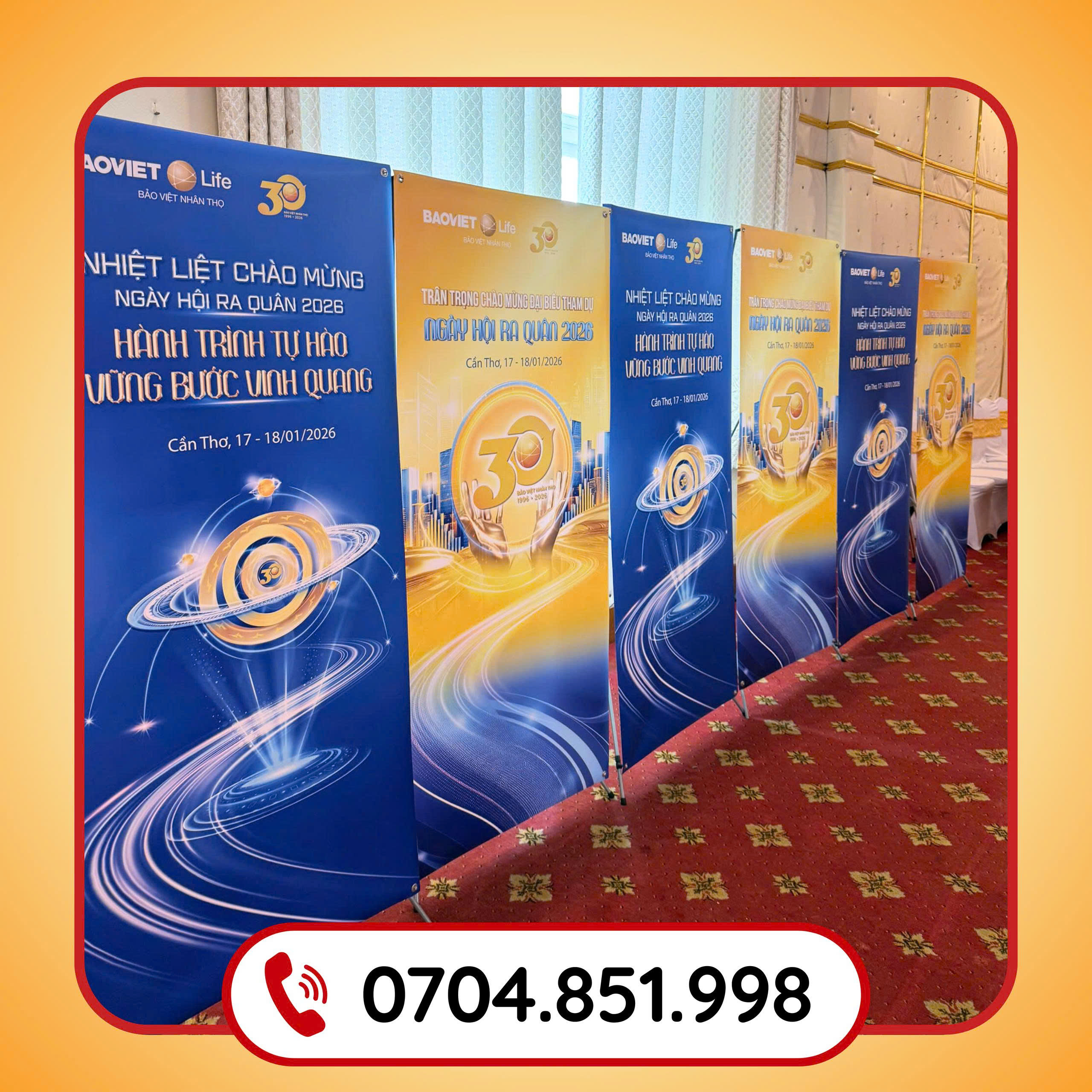 thiết kế in ấn thi công quảng cáo sự kiện