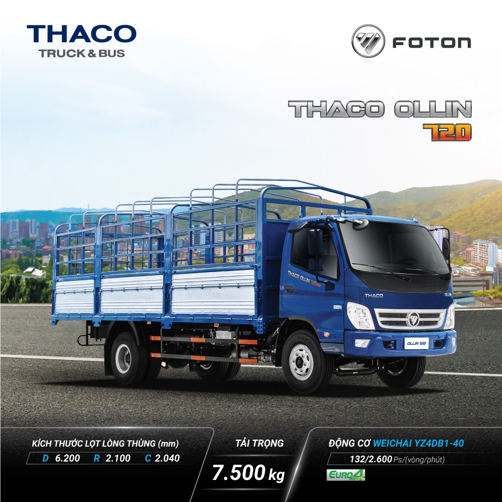 XE TẢI 7 TẤN OLLIN