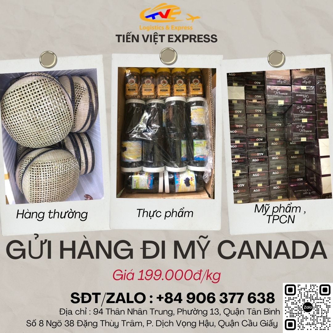 Gửi hàng đi Mỹ và Canada nhanh chóng giá rẻ Gửi hàng đi Mỹ và Canada nhanh chóng giá rẻ