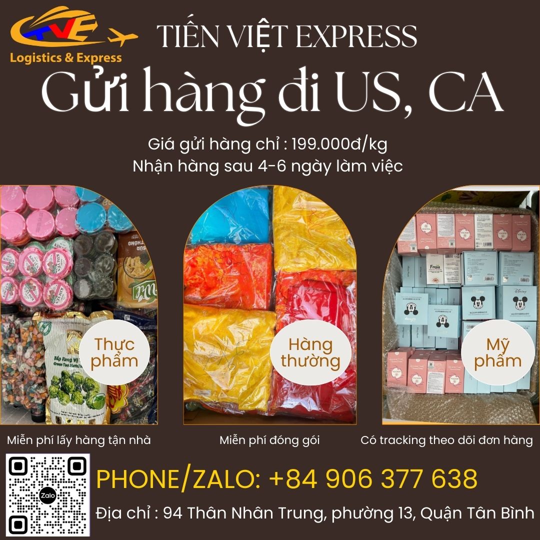 Đầu tuần gửi hàng đi Mỹ và Canada siêu rẻ tại TVE