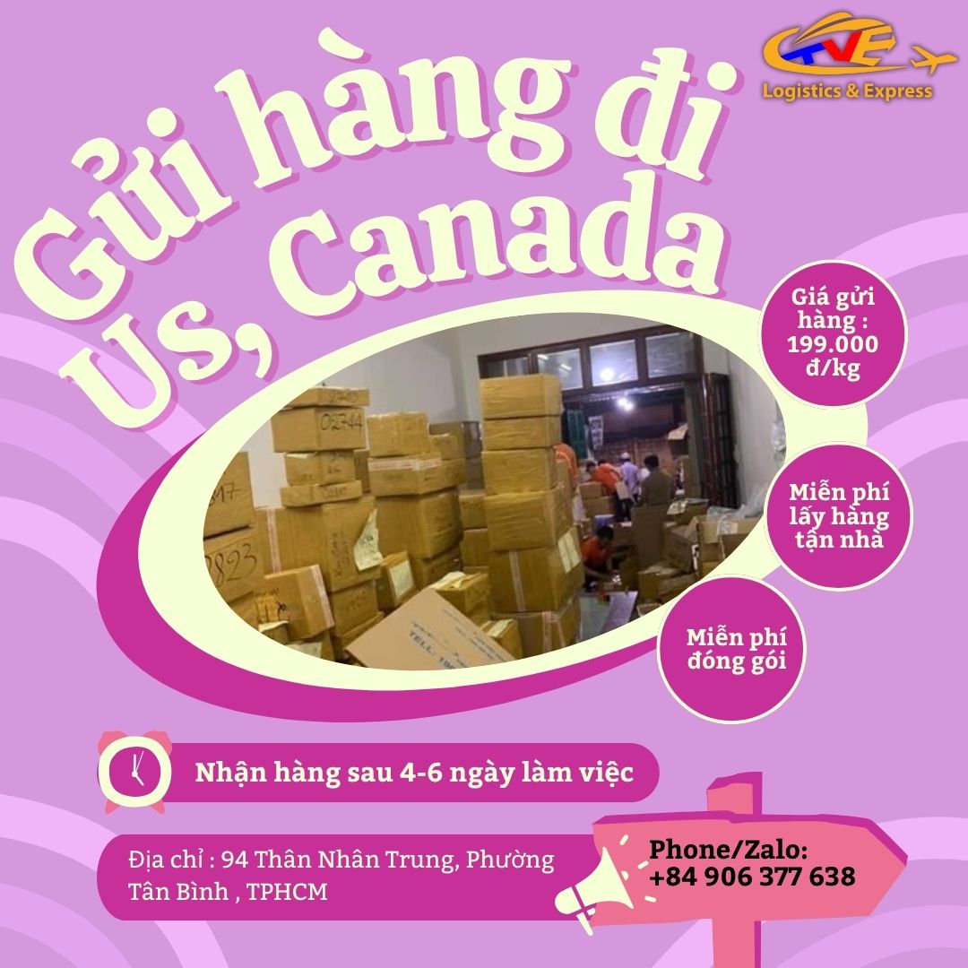 Giá sale sập sàn khi gửi hàng đi Mỹ và Canada