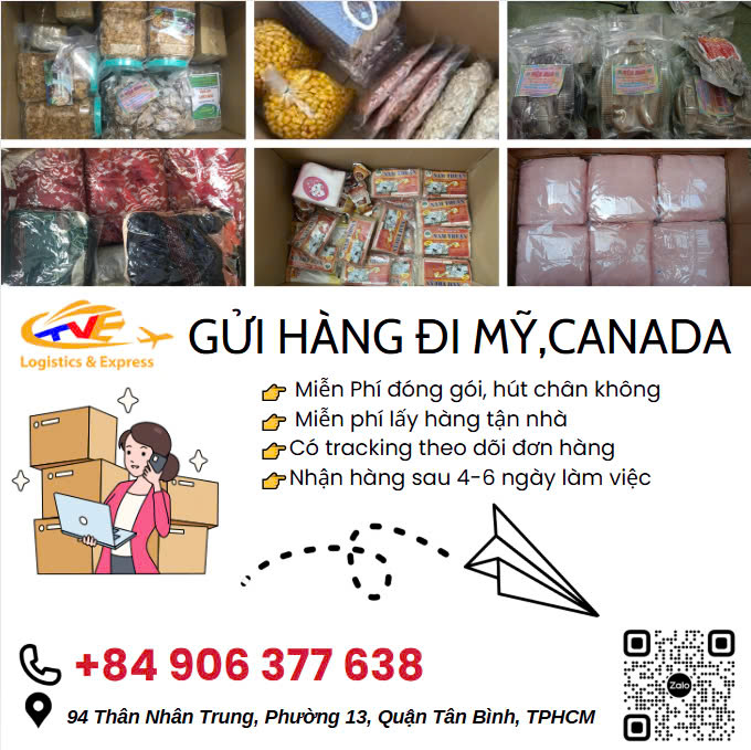 Nhận gửi hàng đi Mỹ, Canada giá rẻ 199.000đ/kg Nhận gửi hàng đi Mỹ, Canada giá rẻ 199.000đ/kg