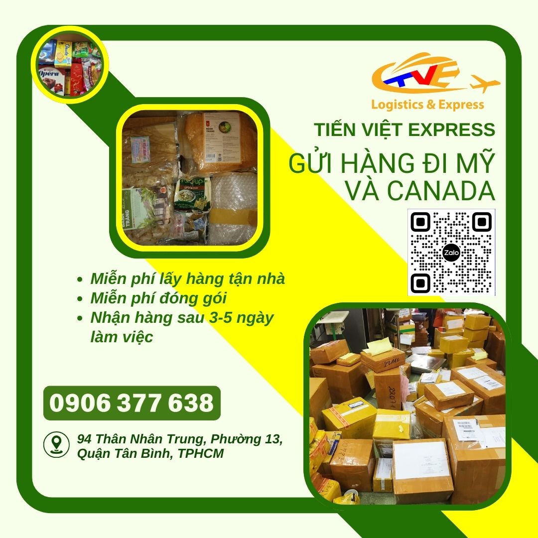 Nhận gửi hàng VN đi Mỹ Canada giá rẻ nhanh chóng Nhận gửi hàng VN đi Mỹ Canada giá rẻ nhanh chóng