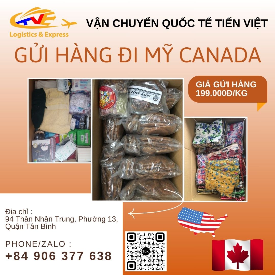 Gửi hàng đi Mỹ Canada và hơn 200 quốc giá Gửi hàng đi Mỹ Canada và hơn 200 quốc giá