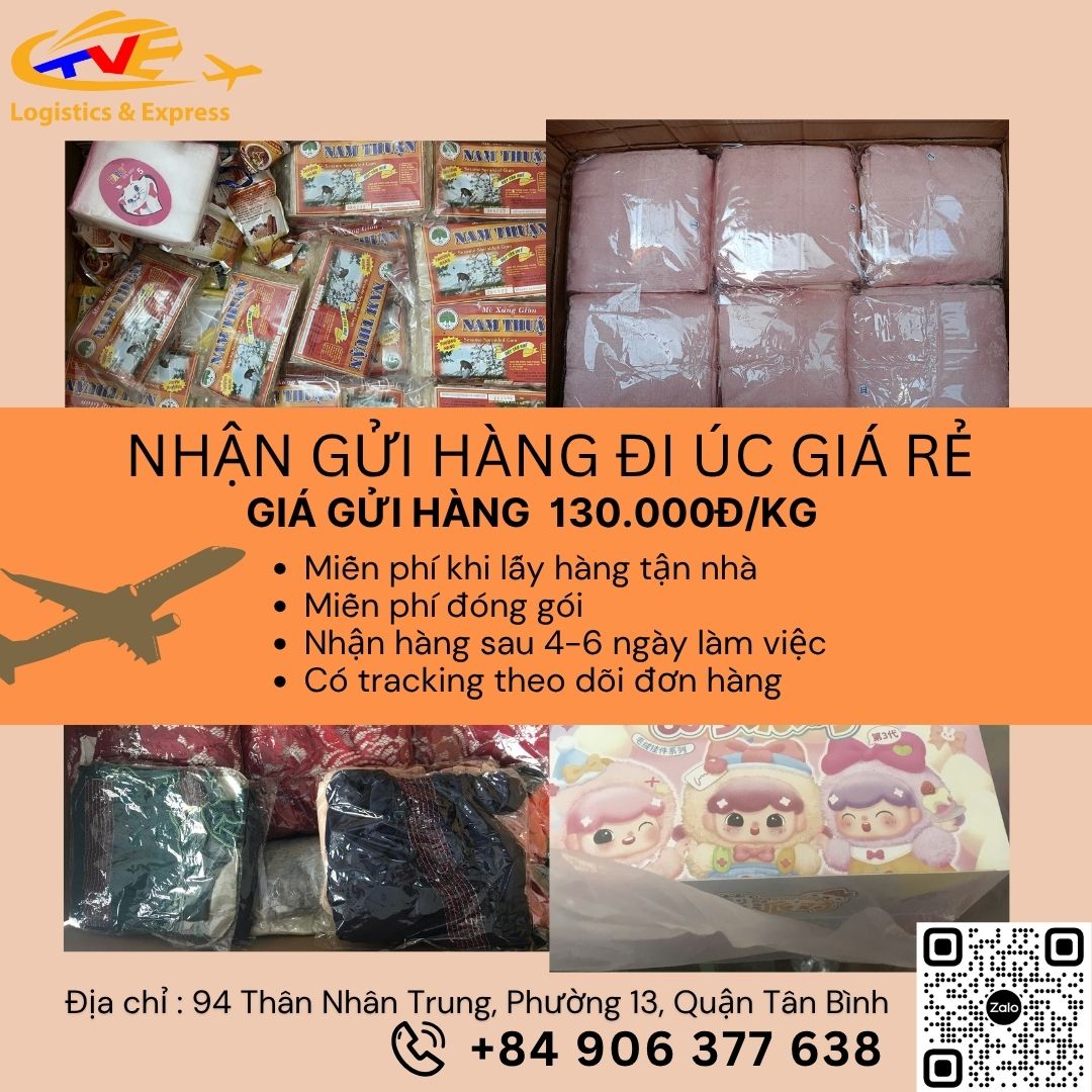 Em nhận vận chuyển hàng đi Úc giá rẻ chỉ từ 1xx.000đ/kg
