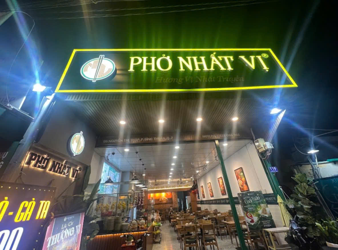 CHUỖI PHỞ NHẤT VỊ Q7 tuyển nhân viên tạp vụ làm tại Q7