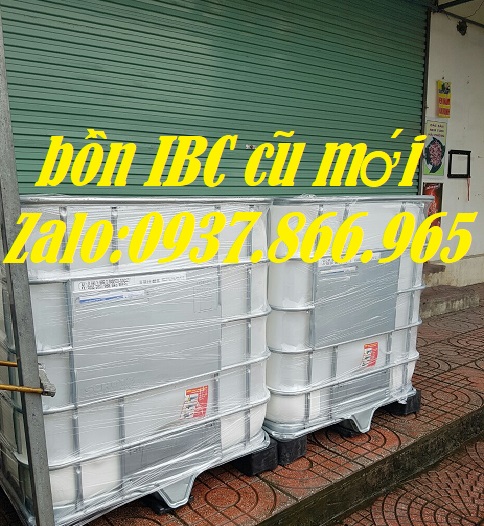 Bồn cũ sử dụng 1 lần độ mới  90%, tank 1000l mới, bồn 1000l đựng chất