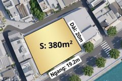 Bán nhà Mặt tiền Kênh - địa chỉ Nguyễn Văn Luông, Cv Bình Phú, 19x20m, Cấp 4 -