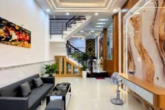 NHÀ 3 TẦNG KIÊN CỐ MỚI ĐẸP - 56M2 - 4*14M - SỔ ĐẸP VUÔNG VỨC HOÀN CÔNG ĐỦ - SÁT