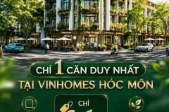Nhà mặt tiền 4 tầng 70m2 Vinhomes Hóc Môn:chỉ 6,1 tỷ.(hỗ trợ thêm hoàn thiện