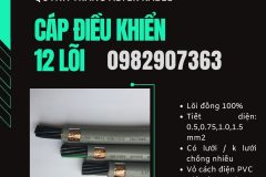 Cáp Điều Khiển 12 Lõi phân phối Hà Nội, Đà Nẵng, TP HCM