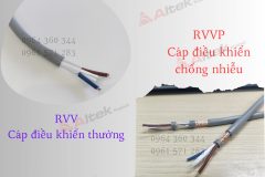 Cáp điều khiển, cáp tín hiệu 2x0.5, 2x0.75, 2x1.0, 2x1.5 Altek Kabel
