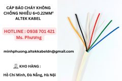 Cáp Báo Cháy không chống nhiễu 6×0.22mm² Altek Kabel