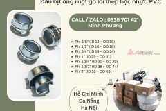 Đầu bịt ống ruột gà lõi thép bọc nhựa PVC Đà Nẵng, Nghệ An, Thanh Hóa