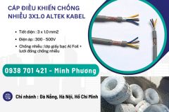 Cáp điều khiển chống nhiễu 3x1.0 Quãng Bình, Quảng Nam, Thanh Hóa
