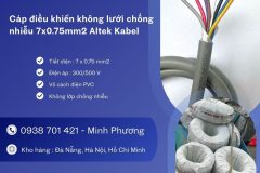 Cáp tín hiệu không lưới Altek Kabel 7x0.75mm2 kho tại Đà Nẵng, Hà Nội, HCM