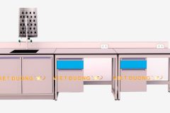 Bàn thí nghiệm áp tường, Wall Bench, phòng thí nghiệm: Nhà thầu chuyên nghiệp
