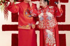 Hỷ Phục Bưng Quả Bigsize Đậm Chất Truyền Thống