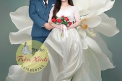 Chụp ảnh studio cho dâu rể ngoại cỡ tại tròn xinh